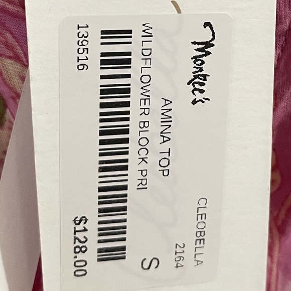 Cleobella pink crop top NWT - Picture 6 of 6